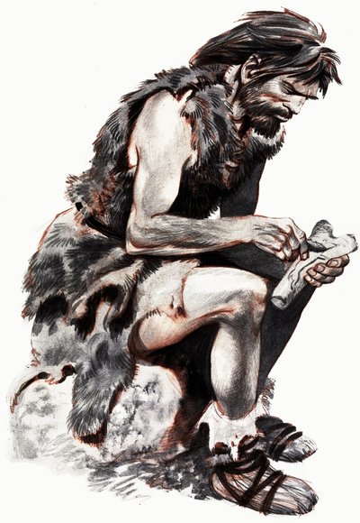 Luolamies nykäisee luuta tekijältä Peter Jackson