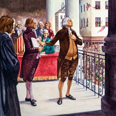 George Washington vannoi virkavalan Yhdysvaltain presidentiksi tekijältä Peter Jackson