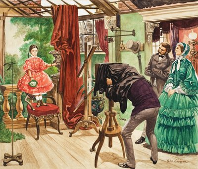 1800-luvun valokuvaussessio (guassi paperille) tekijältä Peter Jackson