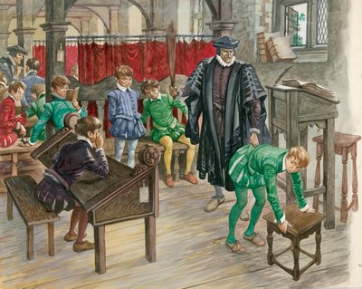 Rangaistus koulussa Tudor-kaudella tekijältä Peter Jackson