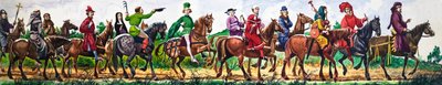 Ison-Britannian ihmeellinen tarina: Runoilija Chaucer ja pyhiinvaeltajat tekijältä Peter Jackson