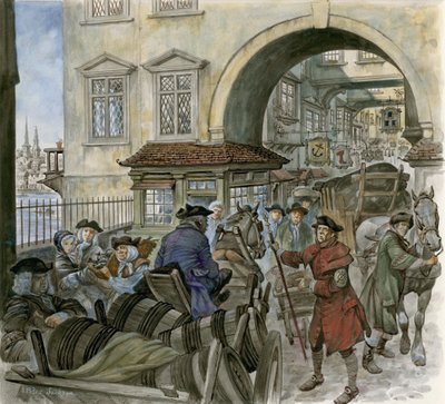 Liikenne Old London Bridgellä tekijältä Peter Jackson