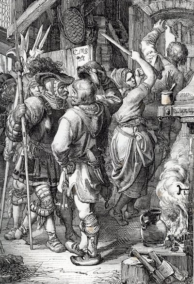 Kustaa I Vaasan (tai Kustaa Vaasan) (1496-1560) (tuleva Ruotsin kuningas) pako naamioitua talonpojaksi pakenemaan Tanskasta tekijältä Peter Johann Nepomuck Geiger