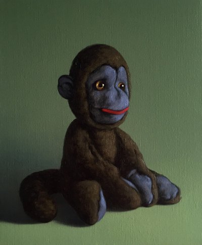Brown Monkey on Green, 2016 tekijältä Peter Jones