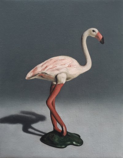 Vaaleanpunainen flamingo, 2014 tekijältä Peter Jones