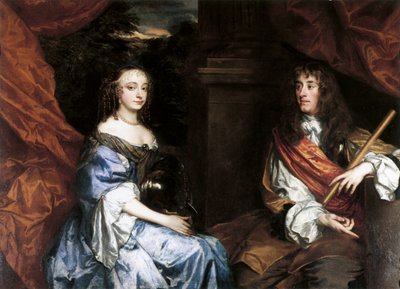 Anne Hyde, Yorkin herttuatar; kuningas Jaakko II. tekijältä Peter Lely