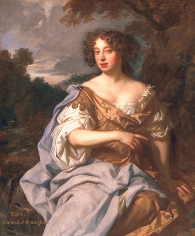 Lady Essex Finch, myöhemmin Nottinghamin kreivitär, n. 1675 tekijältä Peter Lely