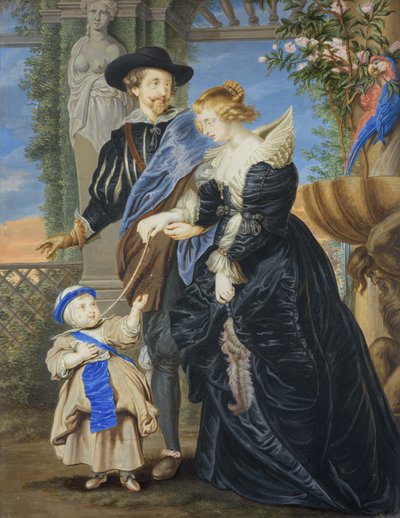 Rubens vaimonsa ja lapsensa kanssa tekijältä Peter Lely