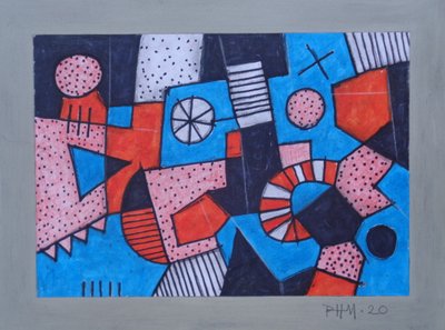 CARNIVAL, 2020 (sekatekniikka) tekijältä Peter McClure