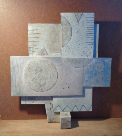 Maa-tuuli-tuli, 2020 (veistos) tekijältä Peter McClure