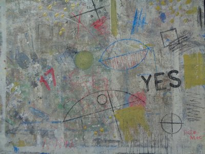 KYLLÄ, 2020 (sekatekniikka) tekijältä Peter McClure