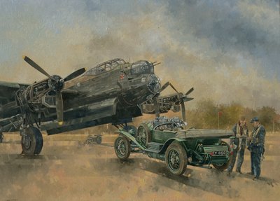 Lancaster ja Bentley, 2000 (öljy kankaalle) tekijältä Peter Miller