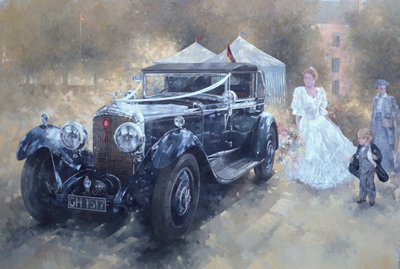 Bentley and Bride (öljy kankaalle) tekijältä Peter Miller