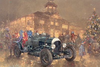 Joulujuhlat Brooklandsissa (öljy kankaalle) tekijältä Peter Miller