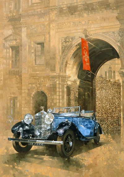 Rolls Royce Royal Academyssa (öljy kankaalle) tekijältä Peter Miller