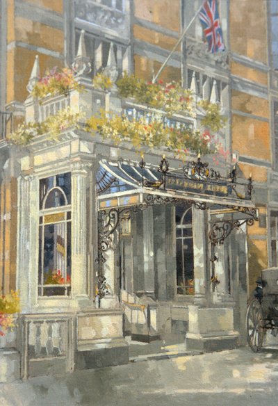 The Connaught Hotel, Lontoo (öljy kankaalle) tekijältä Peter Miller