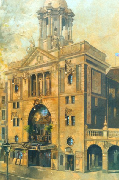 Victoria Palace Theatre (öljy kankaalle) tekijältä Peter Miller