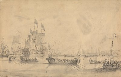 William of Orangen laskeutuminen Tor Baylle tekijältä Peter Monamy