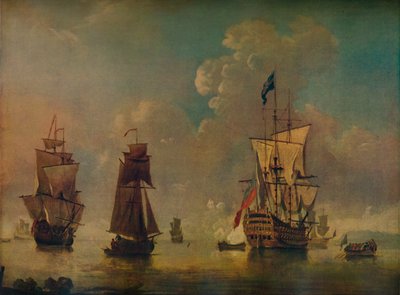 Men of War, c1720 tekijältä Peter Monamy