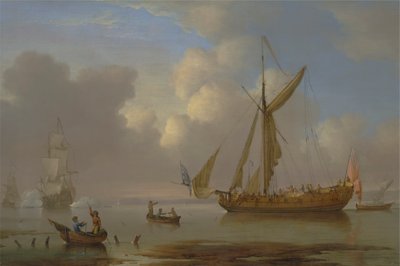 Royal Yacht Becalmed Anchorissa tekijältä Peter Monamy