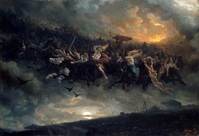Odinin villi metsästys tekijältä Peter Nicolai Arbo