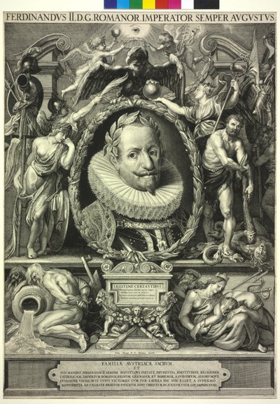 Pyhän Rooman keisari Ferdinand II tekijältä Peter Paul (after) Rubens