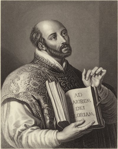 Ignatius Loyola (kaiverrus) tekijältä Peter Paul (after) Rubens