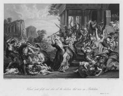 Viattomien verilöyly, Matteus II tekijältä Peter Paul (after) Rubens