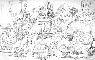 sodan raivoa tekijältä Peter Paul (after) Rubens