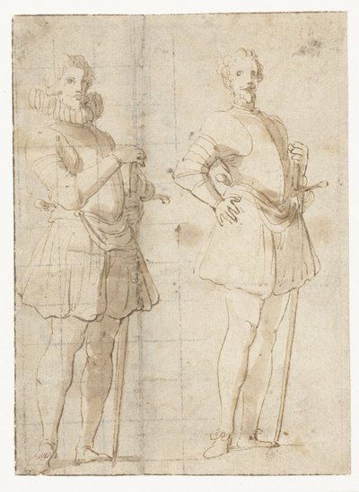 Kaksi tutkimusta pysyvästä upseerista tekijältä Peter Paul Rubens (possibly)