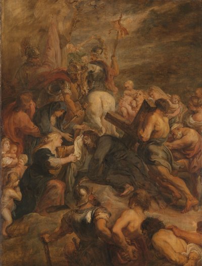 Kristus matkalla Golgatalle tekijältä Peter Paul Rubens (workshop of)