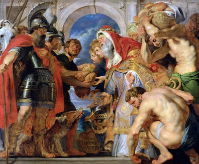 Abraham ja Melkisedek tekijältä Peter Paul Rubens