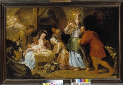 Paimenten palvonta tekijältä Peter Paul Rubens
