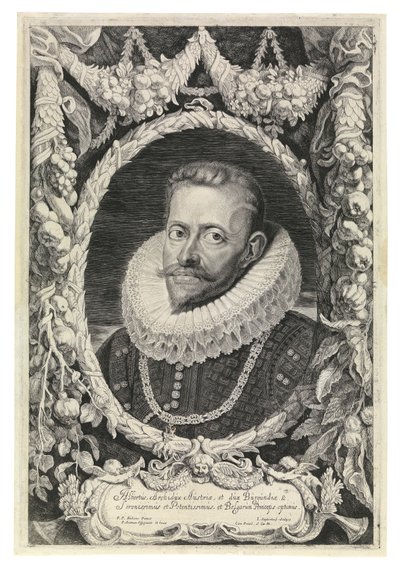 Albert, Itävallan arkkiherttua (etsaus) tekijältä Peter Paul Rubens