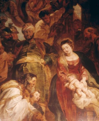 Anbetung der Könige tekijältä Peter Paul Rubens