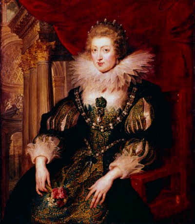 Anne Itävallan, Ranskan kuningatar puoliso, 1600-luku. tekijältä Peter Paul Rubens