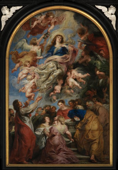 Neitsyt taivaaseenastuminen tekijältä Peter Paul Rubens