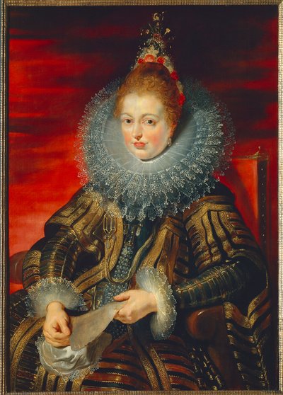 Itävalta, Wien, Infanta Isabella Clara Eugenia of Habsburg (1566 - 1633) muotokuva tekijältä Peter Paul Rubens