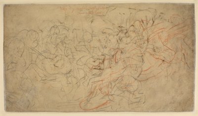 Ratsumiesten taistelu (kääntöpuoli) tekijältä Peter Paul Rubens