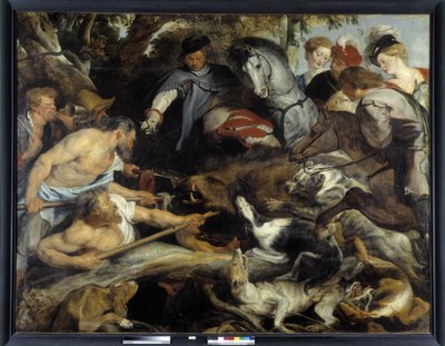 Villisian metsästys tekijältä Peter Paul Rubens