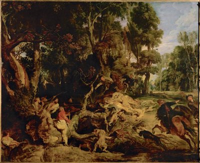 Boarhunt tekijältä Peter Paul Rubens