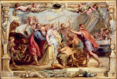 Huonekalut ja erilaiset esineet 1100- ja 1300-luvuilta tekijältä Peter Paul Rubens