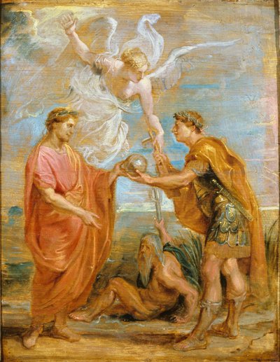 Constantius nimittää Constantinen seuraajakseen tekijältä Peter Paul Rubens