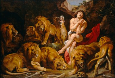 Daniel leijonien luolassa tekijältä Peter Paul Rubens