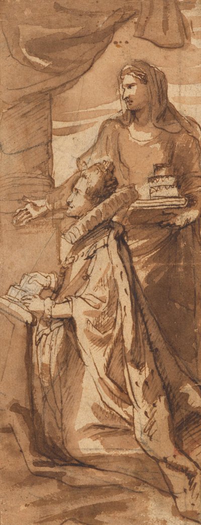 Espanjan infanta Isabella ja Unkarin pyhä Elisabet tekijältä Peter Paul Rubens