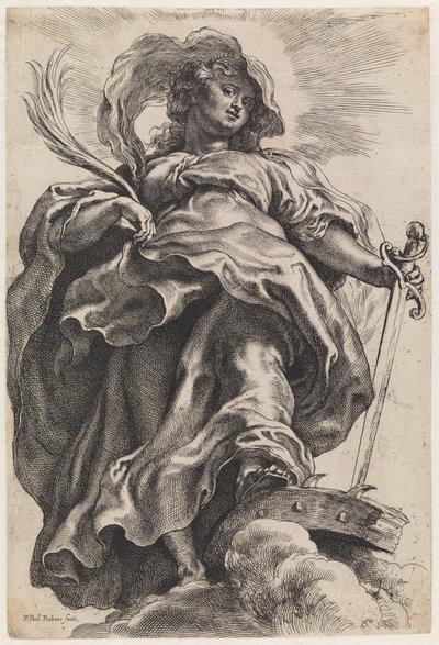 Pyhä Katariina tekijältä Peter Paul Rubens
