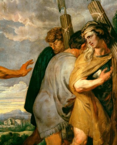 Decius Mus nimmt Abschied von den Liktoren. tekijältä Peter Paul Rubens