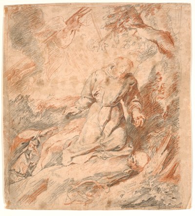 Die Stigmatisation des Heiligen Franz tekijältä Peter Paul Rubens