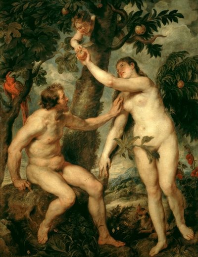 Der Sündenfall tekijältä Peter Paul Rubens