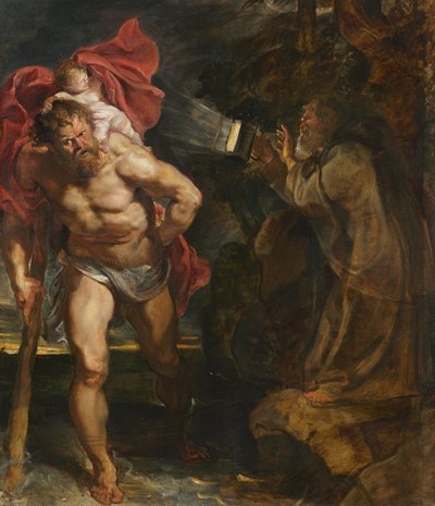 Pyhä Kristoffer tekijältä Peter Paul Rubens